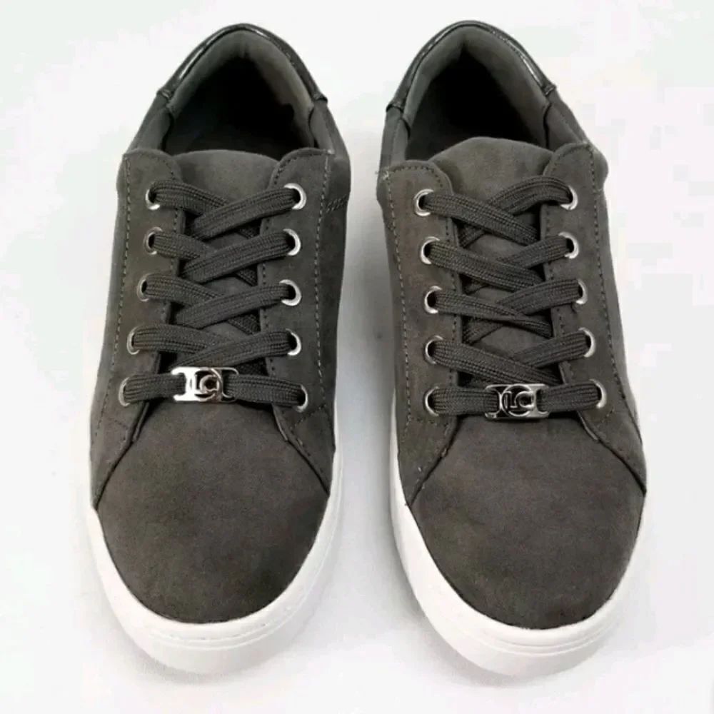 Liz Claiborne Women's Grey Warwick Canvas Sneakers
